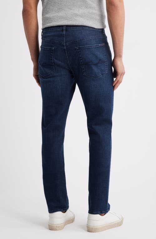 7 For All Mankind Modern Straight Fit Jeans In Proper In Blue