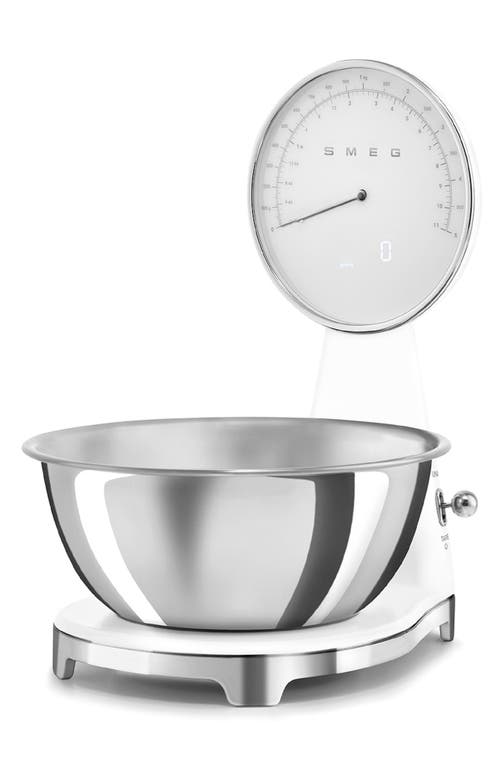 Smeg 50's Style Kitchen Scale In White