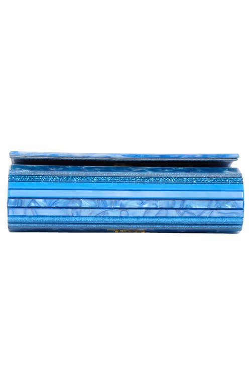 Kurt Geiger London Party Clutch In Turquoise/aqua