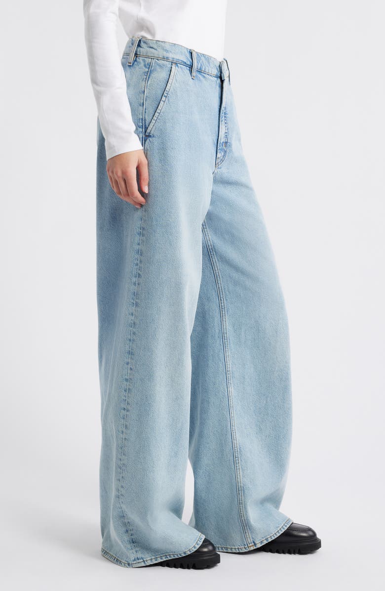 FRAME The High Waist Wide Leg Trouser Jeans, Alternate, color, Ettie