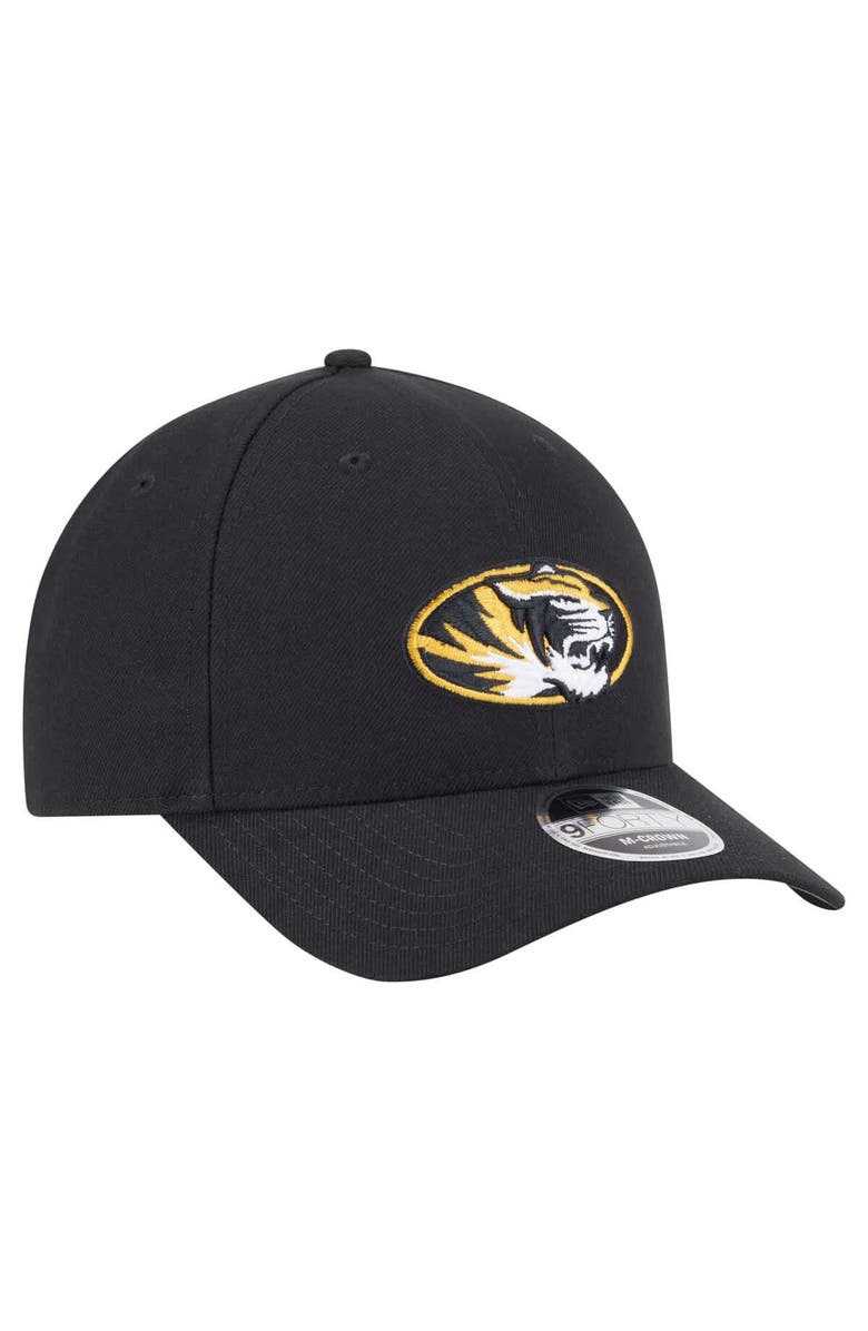 New Era Men's New Era Black Missouri Tigers Team Collective 9FORTY M-Crown Adjustable Hat, Alternate, color, Black