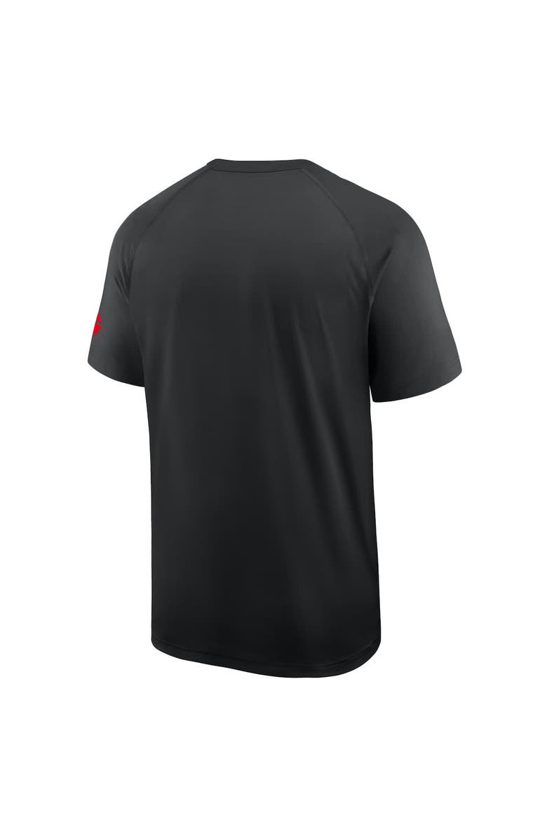 Nike Men's Nike Black Georgia Bulldogs Ready Raglan Premium Performance T-Shirt, Alternate, color, Black