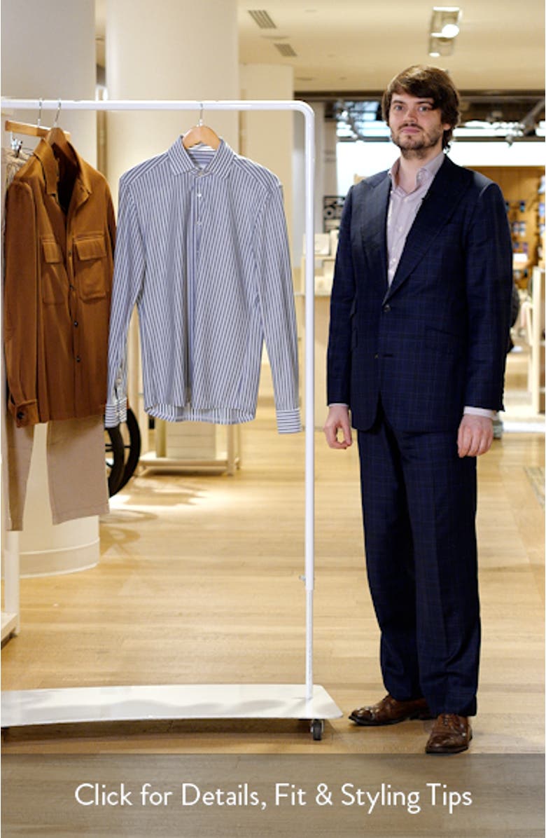 Slim Fit Stripe Non-Iron Dress Shirt, sales video thumbnail