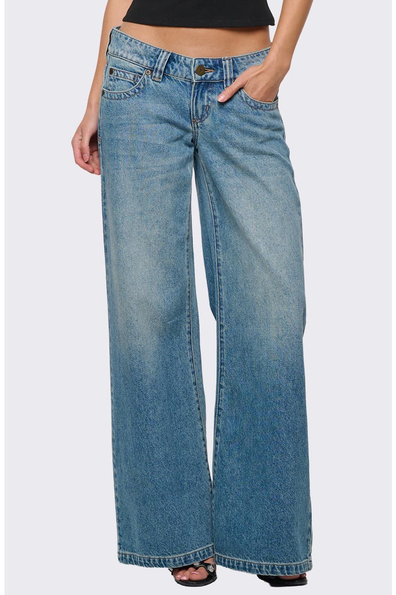 '00s Low Rise Wide Leg Jeans, Main, color, CASSIDY