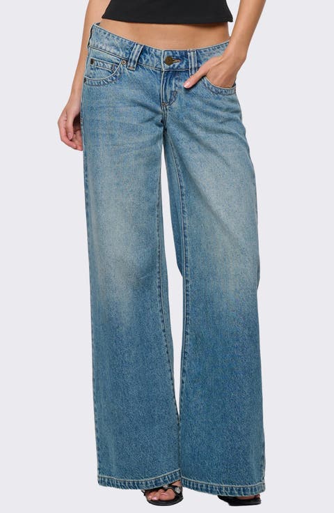 Abrand '00s Low Rise Wide Leg Jeans