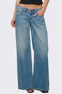 ABRAND '00s Low Rise Wide Leg Jeans