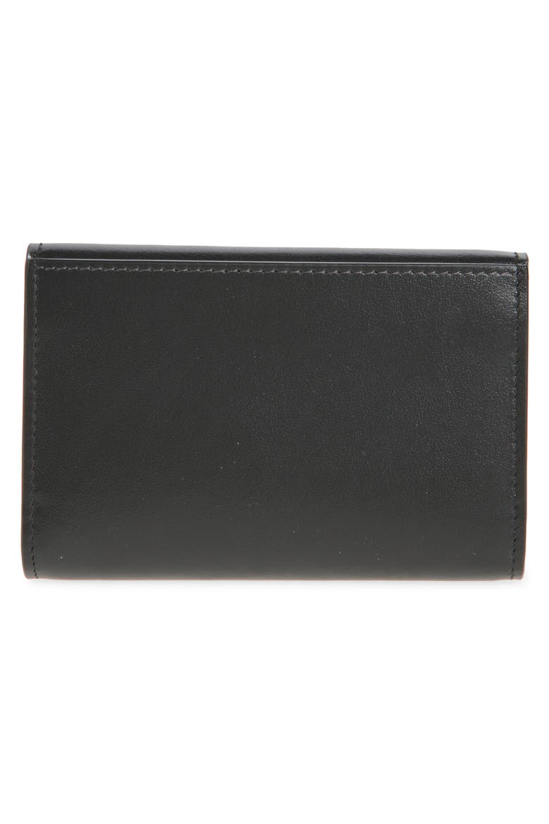 Bettina Leather Cardholder, Alternate, color, BLACK/ GOLD