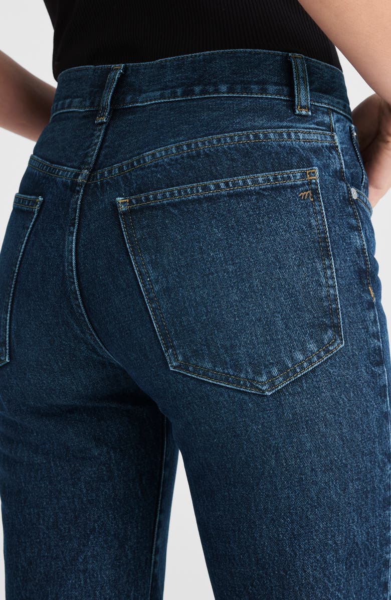 Madewell The Longline Straight Jeans, Alternate, color, Mckinney Wash