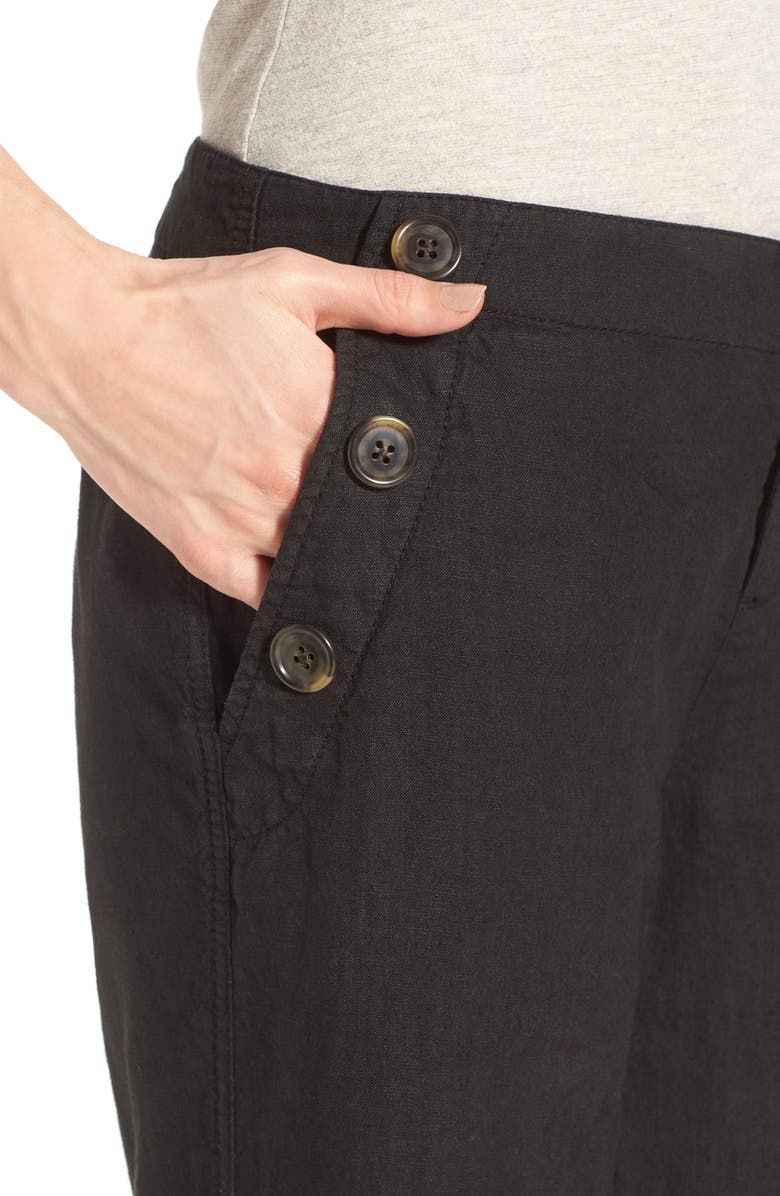 Caslon<sup>®</sup> Linen Sailor Pants, Alternate, color, 