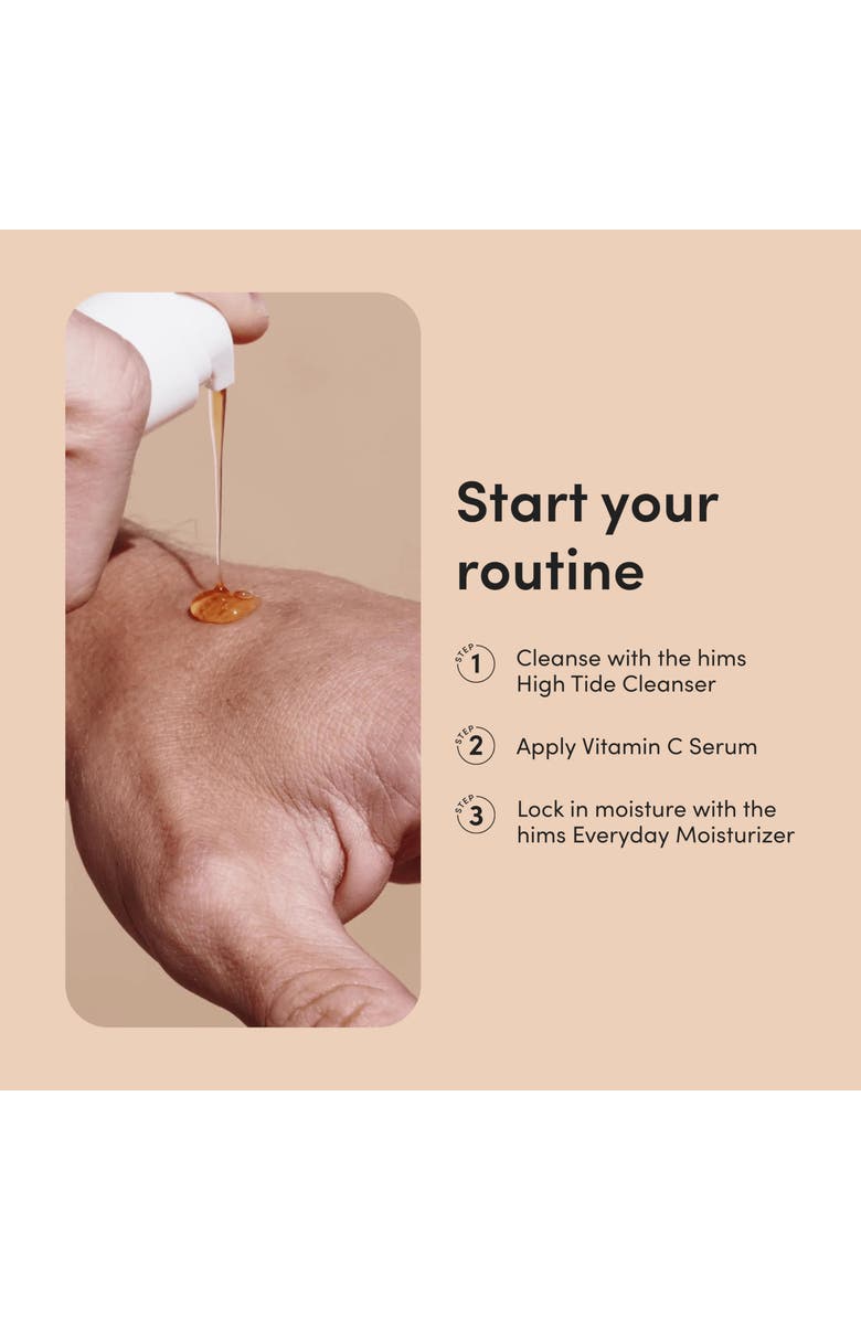 HIMS & HERS Vitamin C Serum Brightening, Balancing, Lightweight Facial Treatment, Alternate, color, Beige