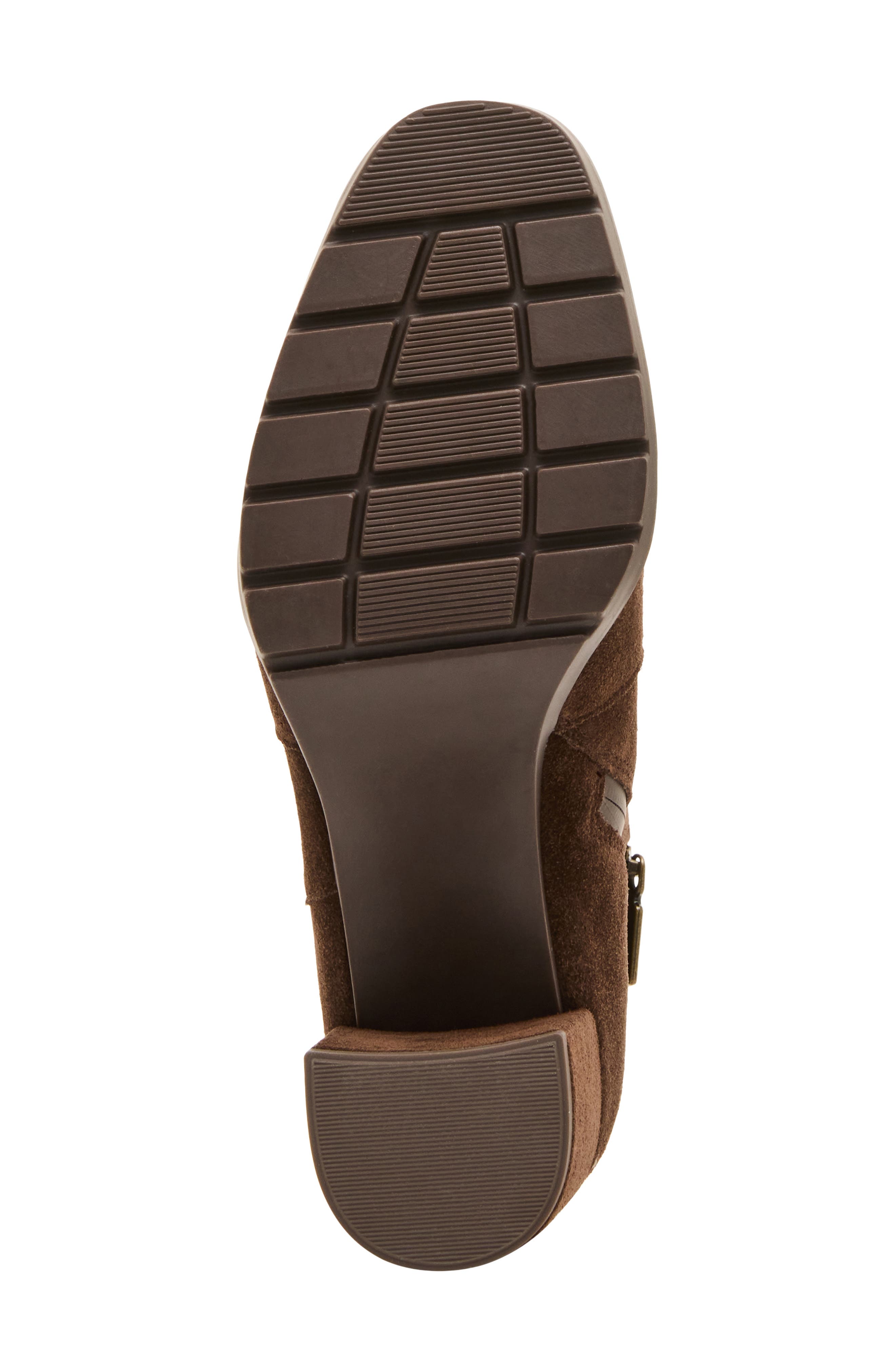 Georgia Waterproof Leather Bootie, Alternate, color, CHOCOLATE SUEDE