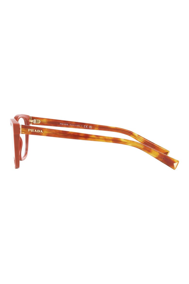 53mm Rectangular Optical Glasses, Alternate, color, RED