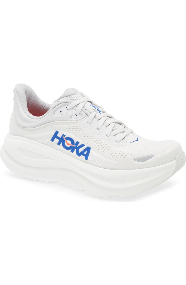 HOKA Bondi 9 Running Shoe, Main, color, Cosmic Grey / Ultramarine