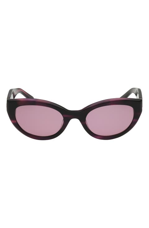 52mm Cat Eye Sunglasses
