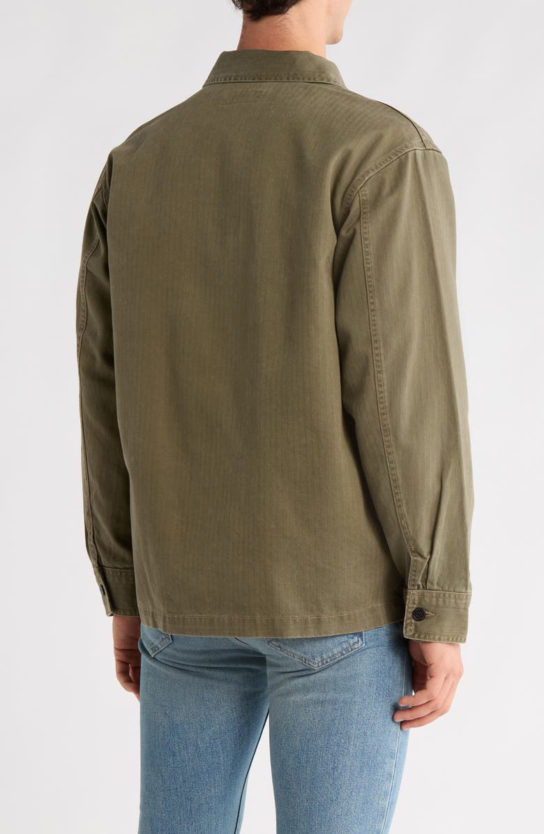 BUCK MASON Omaha Flyweight HBT P-43 Fatigue Jacket, Alternate, color,