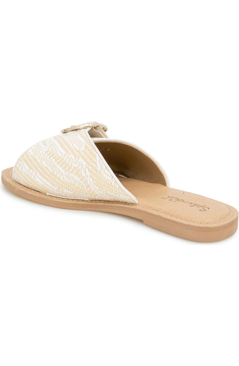 Splendid Sandy Raffia Slide Sandal, Alternate, color, White Raffia
