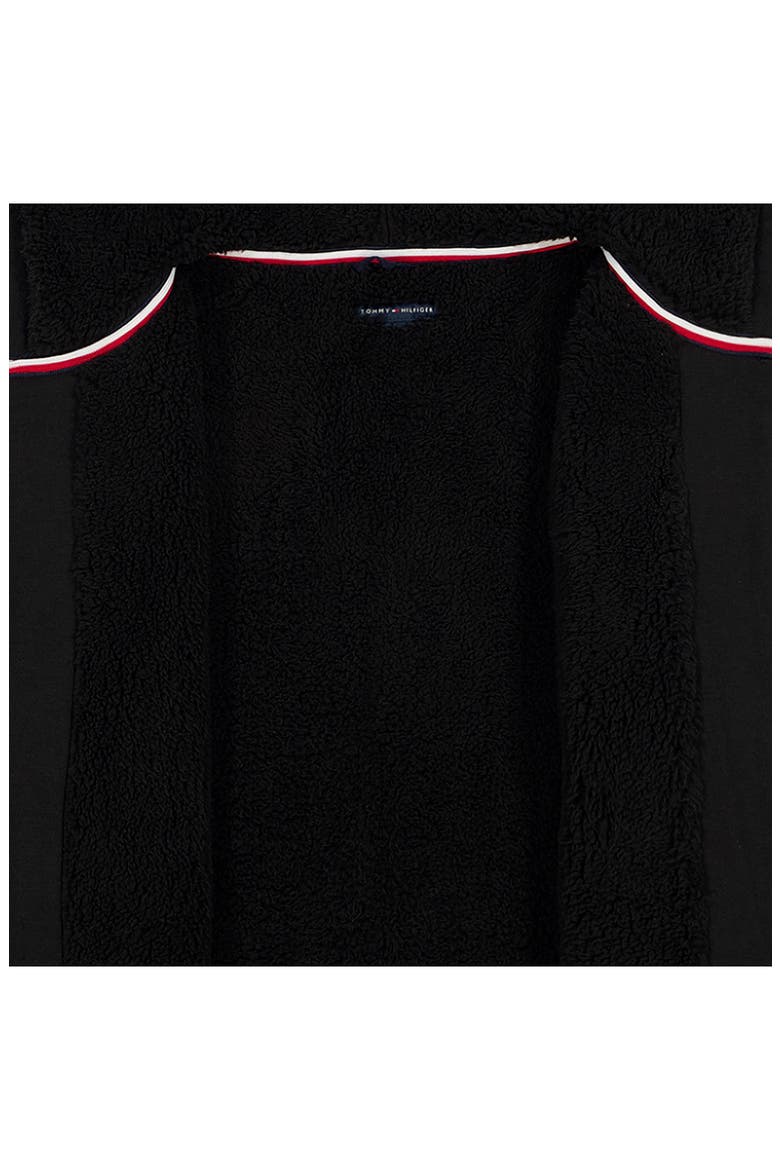 Kids' Full Zip Logo Hoodie, Alternate, color, BLACK