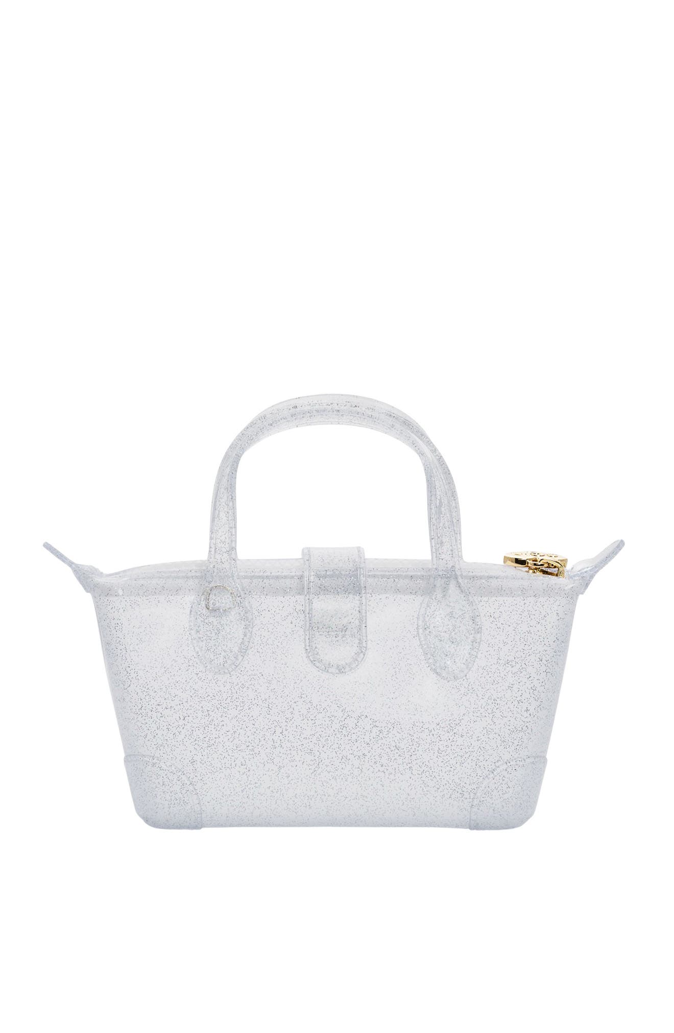 Stoney Clover Lane Jelly Pouchette Clear Crossbody Bag, Alternate, color, Jellyfish