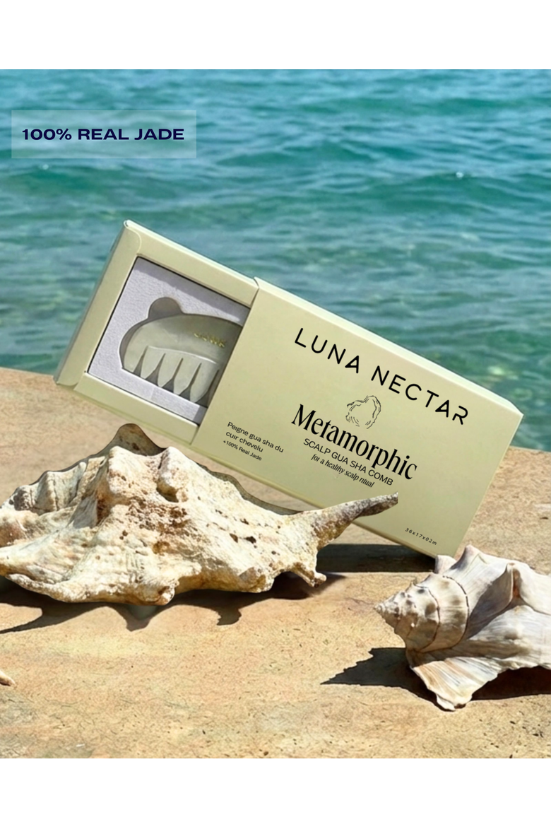 Metamorphic Scalp Gua Sha Tool, Alternate, color, Light/pastel green