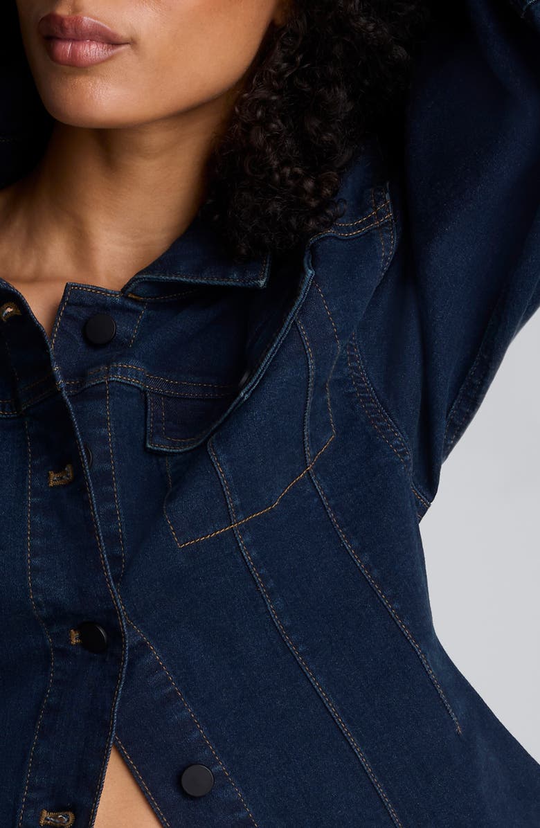 Kenneth Cole Denim Trucker Jacket, Alternate, color, 