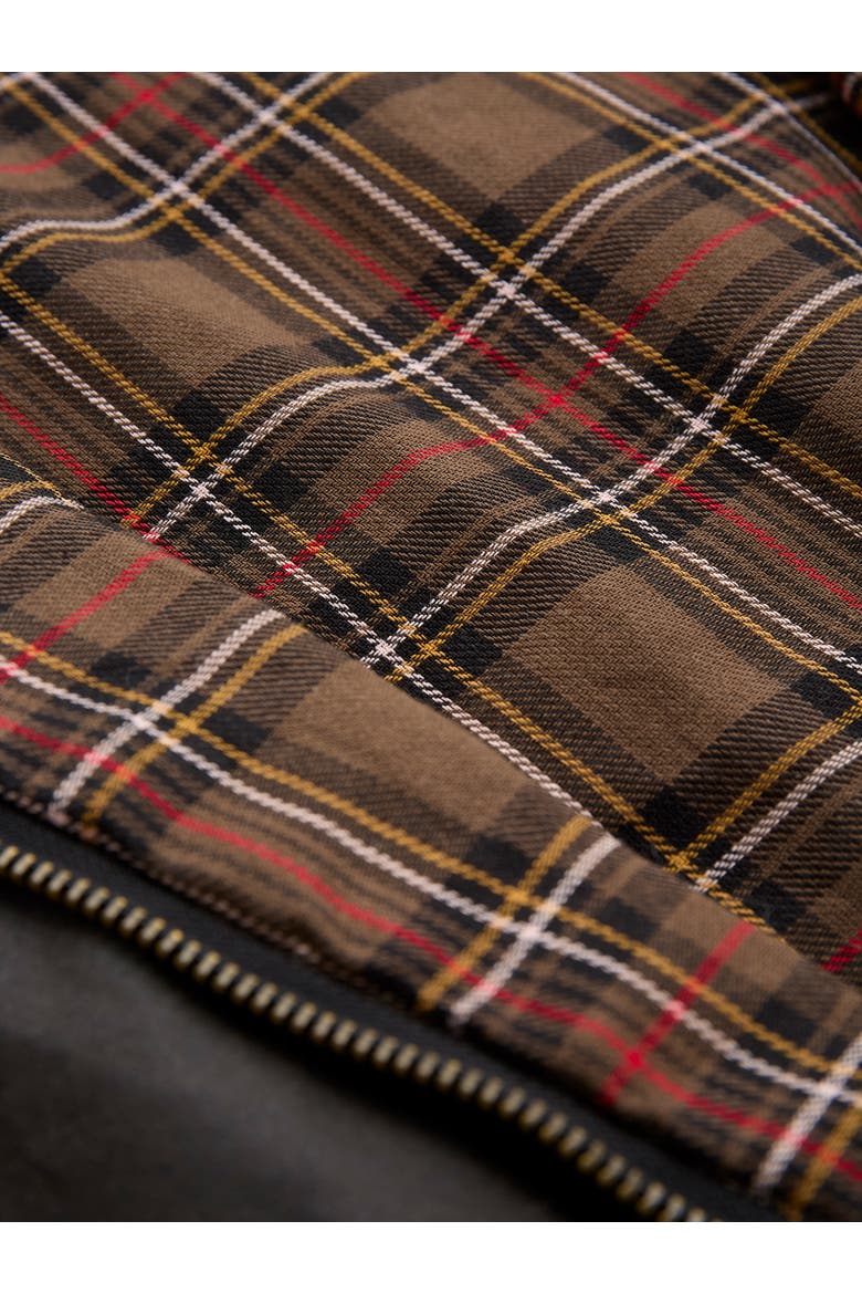 Wax Cotton Overcoat, Alternate, color, DARK BROWN