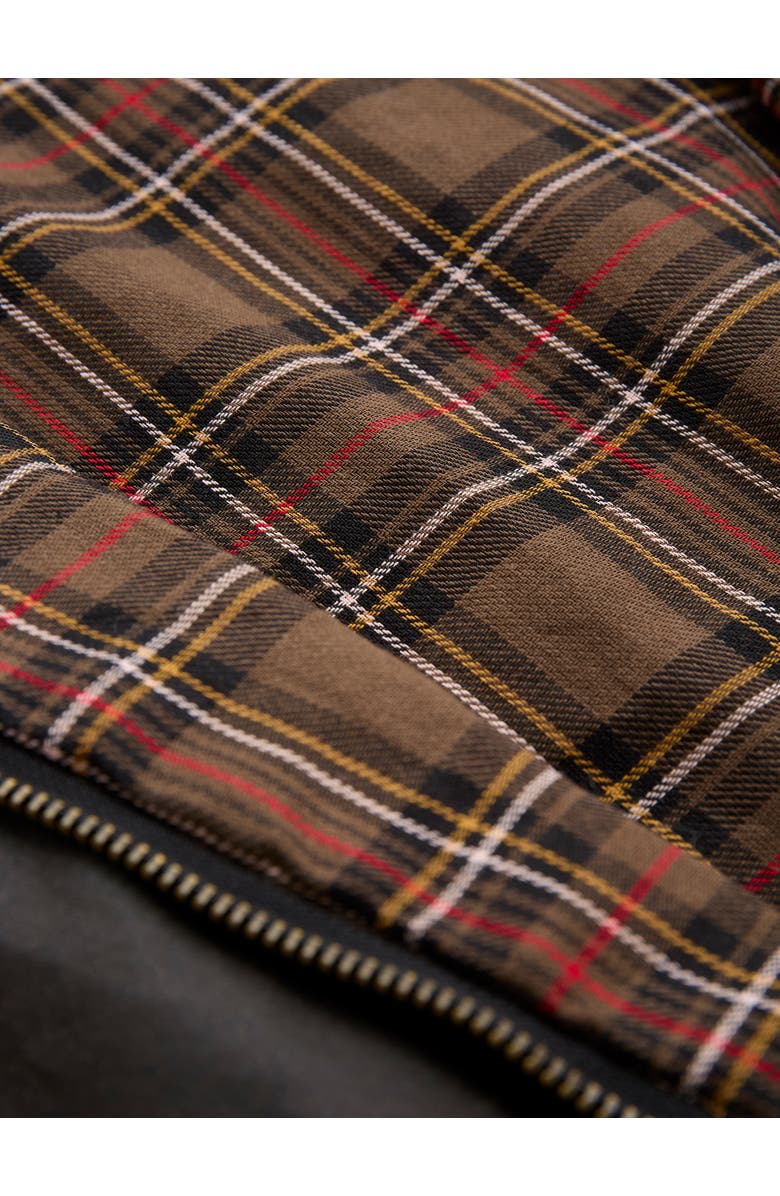 Celtic & Co. Wax Cotton Overcoat, Alternate, color, Dark Brown