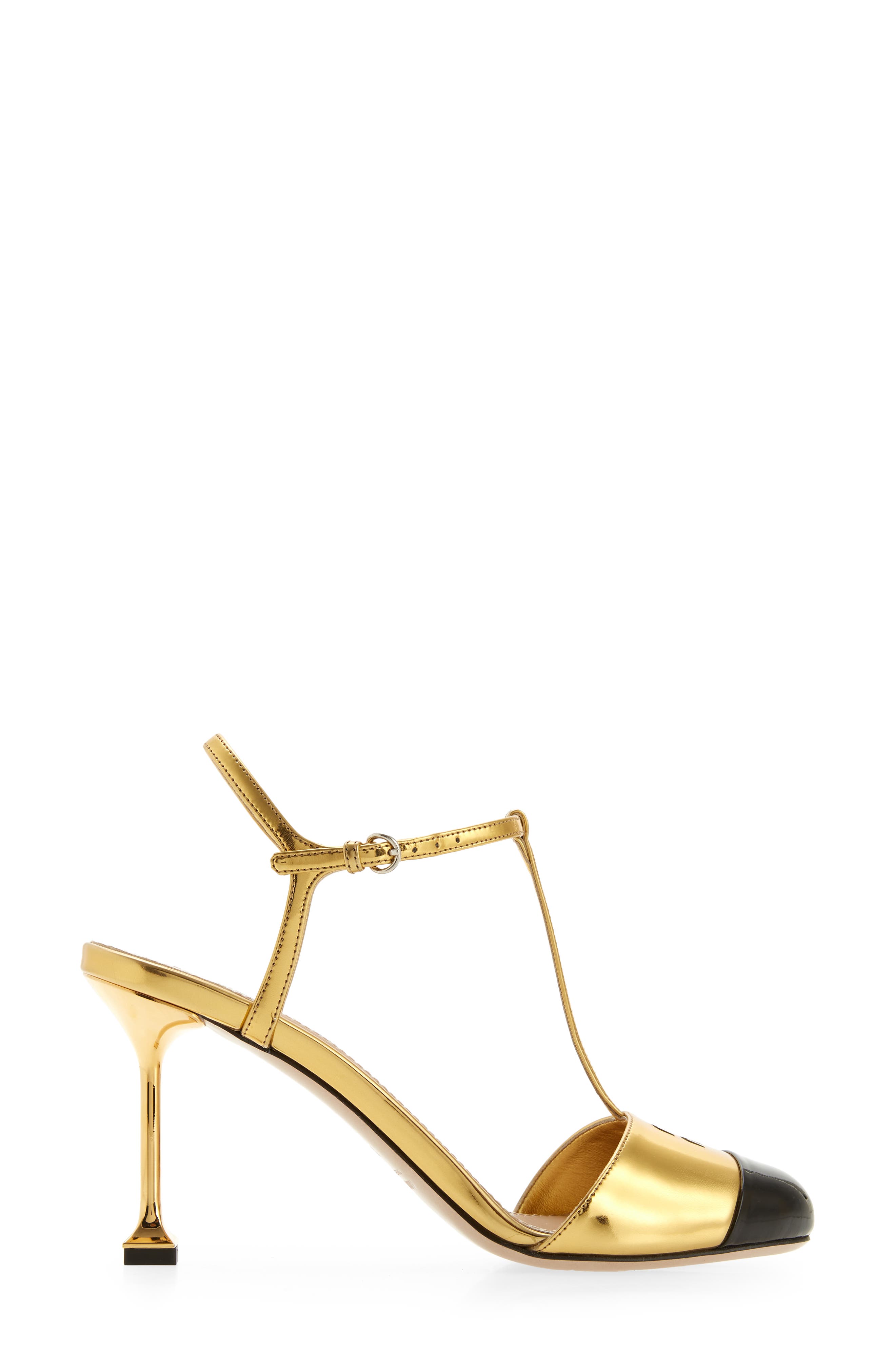 Miu Miu Cap Toe T-Strap Pump, Alternate, color, 