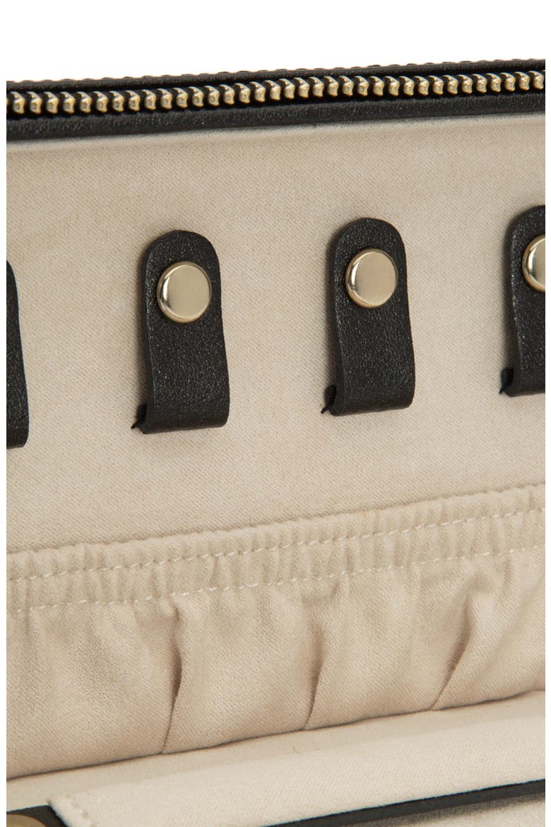 Palermo Zip Jewelry Case, Alternate, color, BLACK