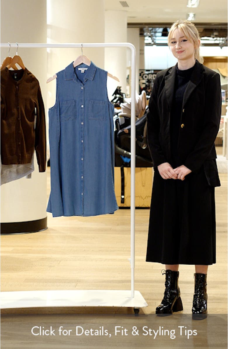 Danya Sleeveless Shirtdress, sales video thumbnail