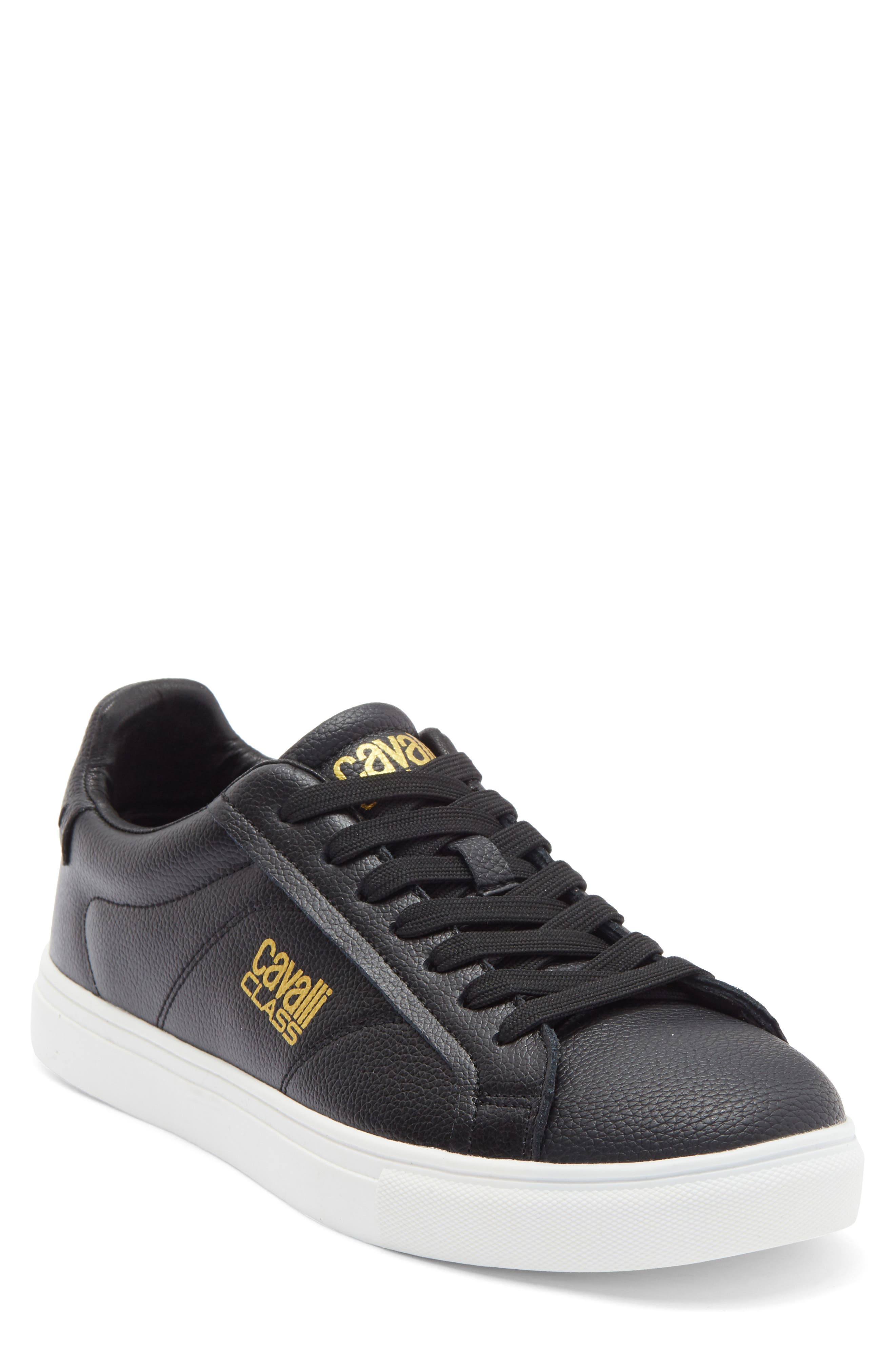 Roberto Cavalli Madrid Sneaker, Main, color, Black