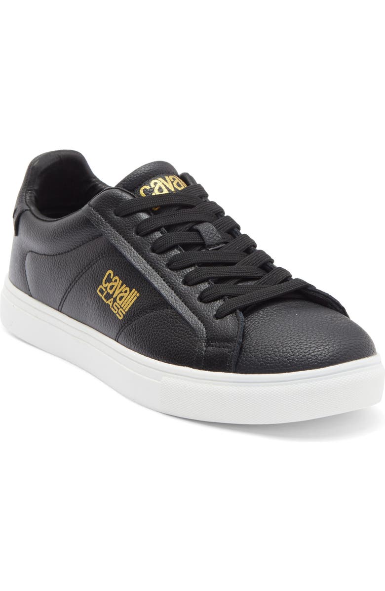 Roberto Cavalli Madrid Sneaker, Main, color, Black