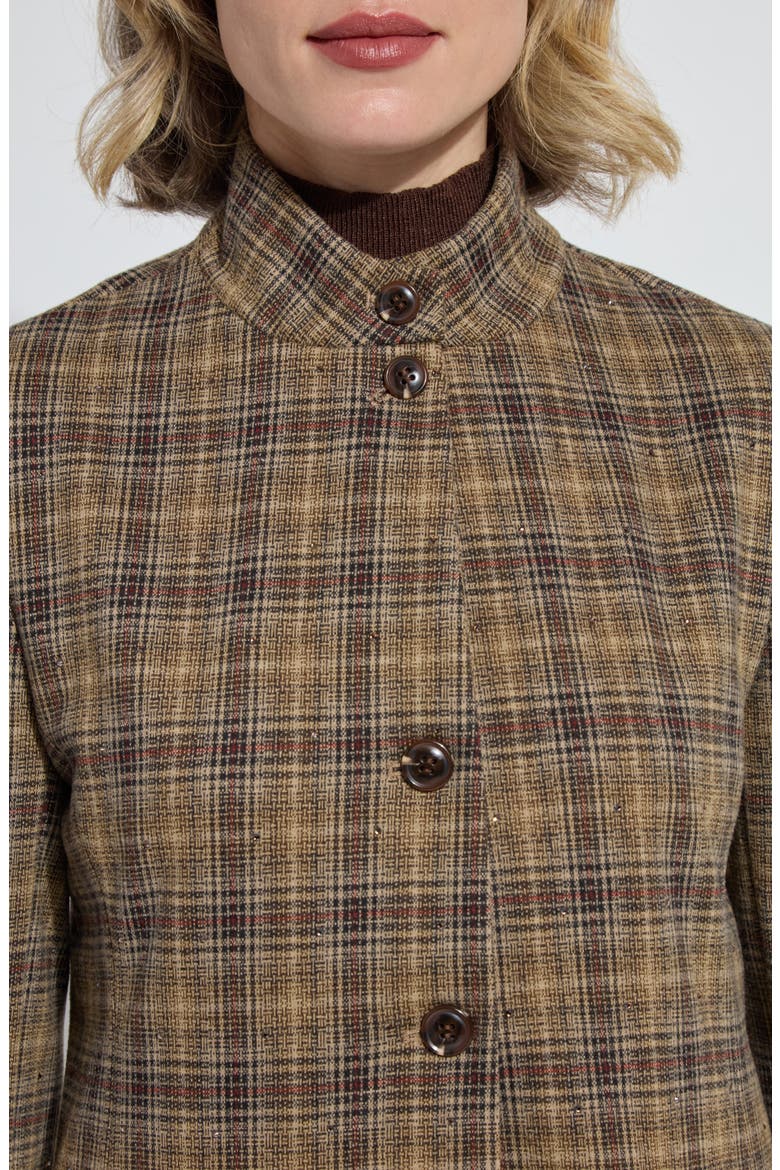 Marceline Brushed Jacquard Blazer, Alternate, color, BRIT BRUSHED PLAID