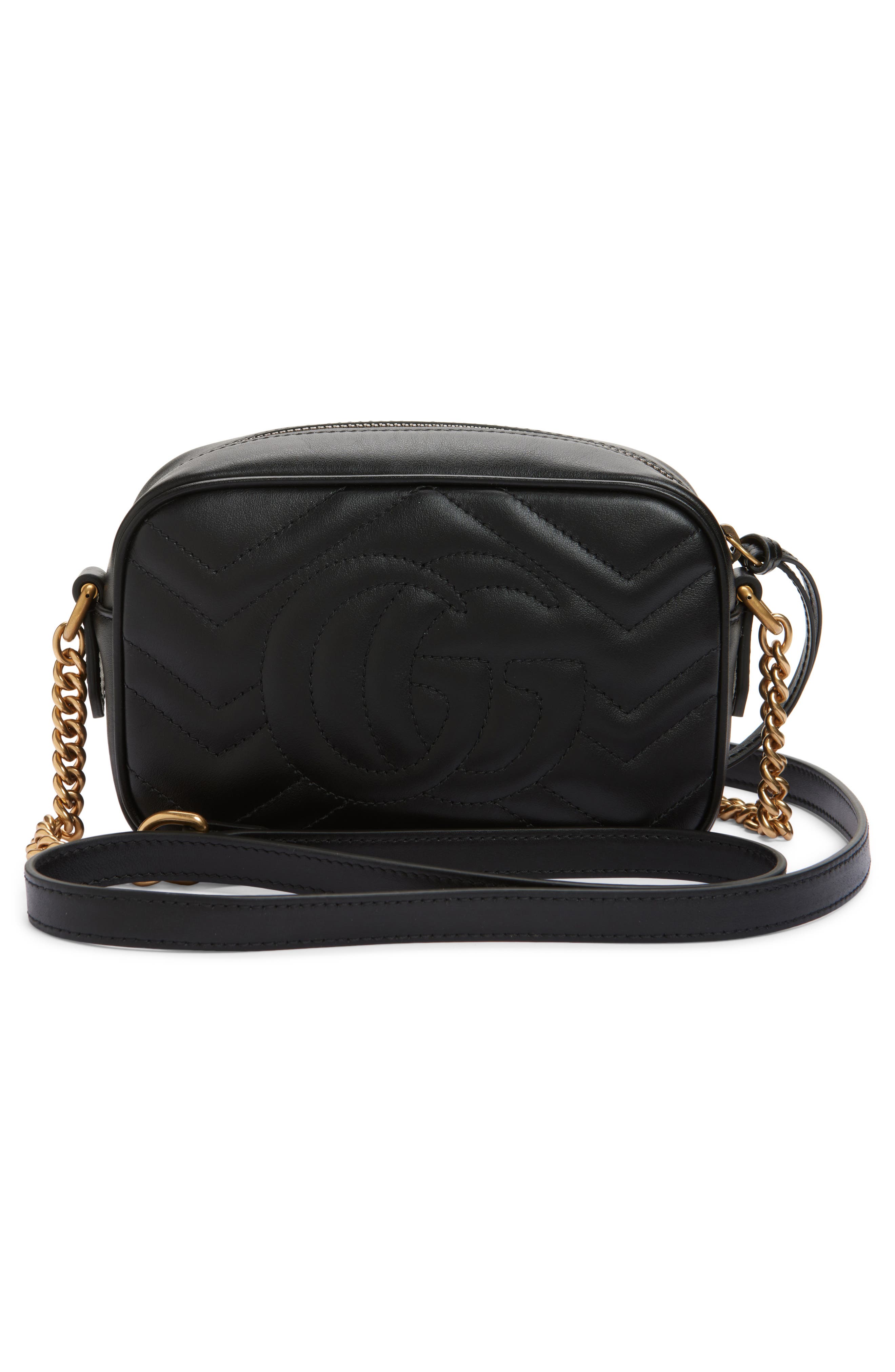Gucci Matelassé Leather Shoulder Bag, Alternate, color, 