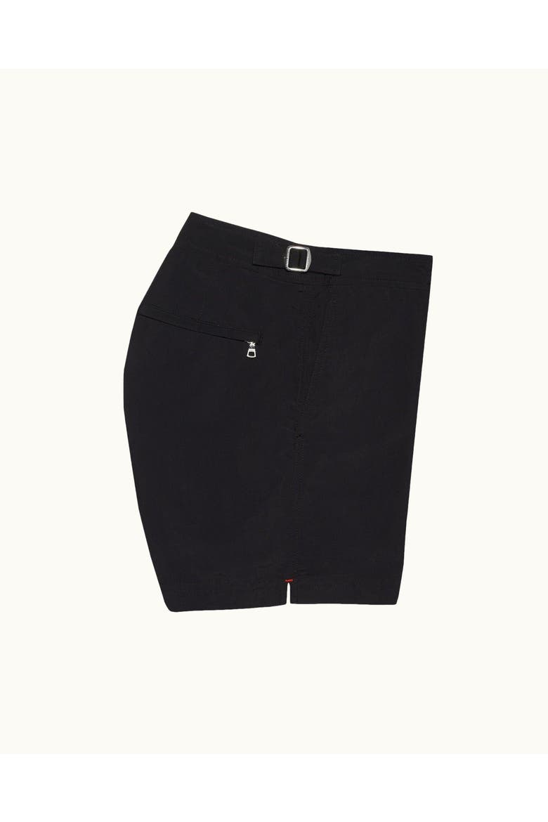 Setter Shorter Length Swim Shorts, Alternate, color, Black