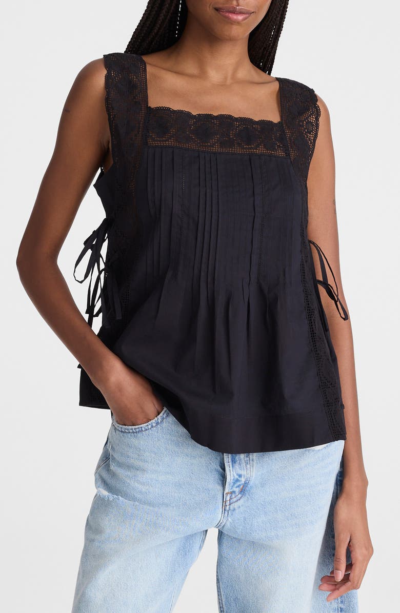 Madewell The Sophie Top, Main, color, Jet Black
