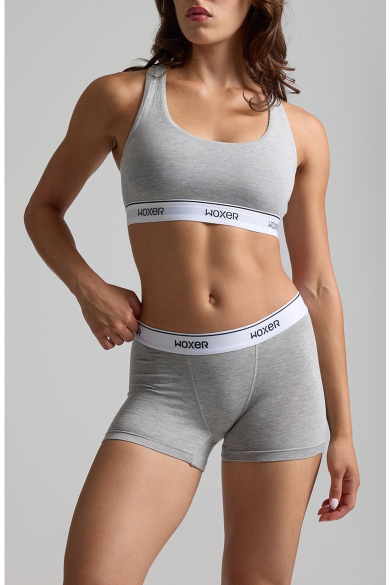 Star Ultra-Soft 3-Inch Boxer Briefs, Alternate, color, HEATHER GREY
