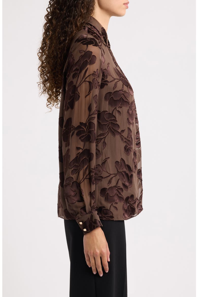 Tiffany Blouse, Alternate, color, RAPSODY BROWN