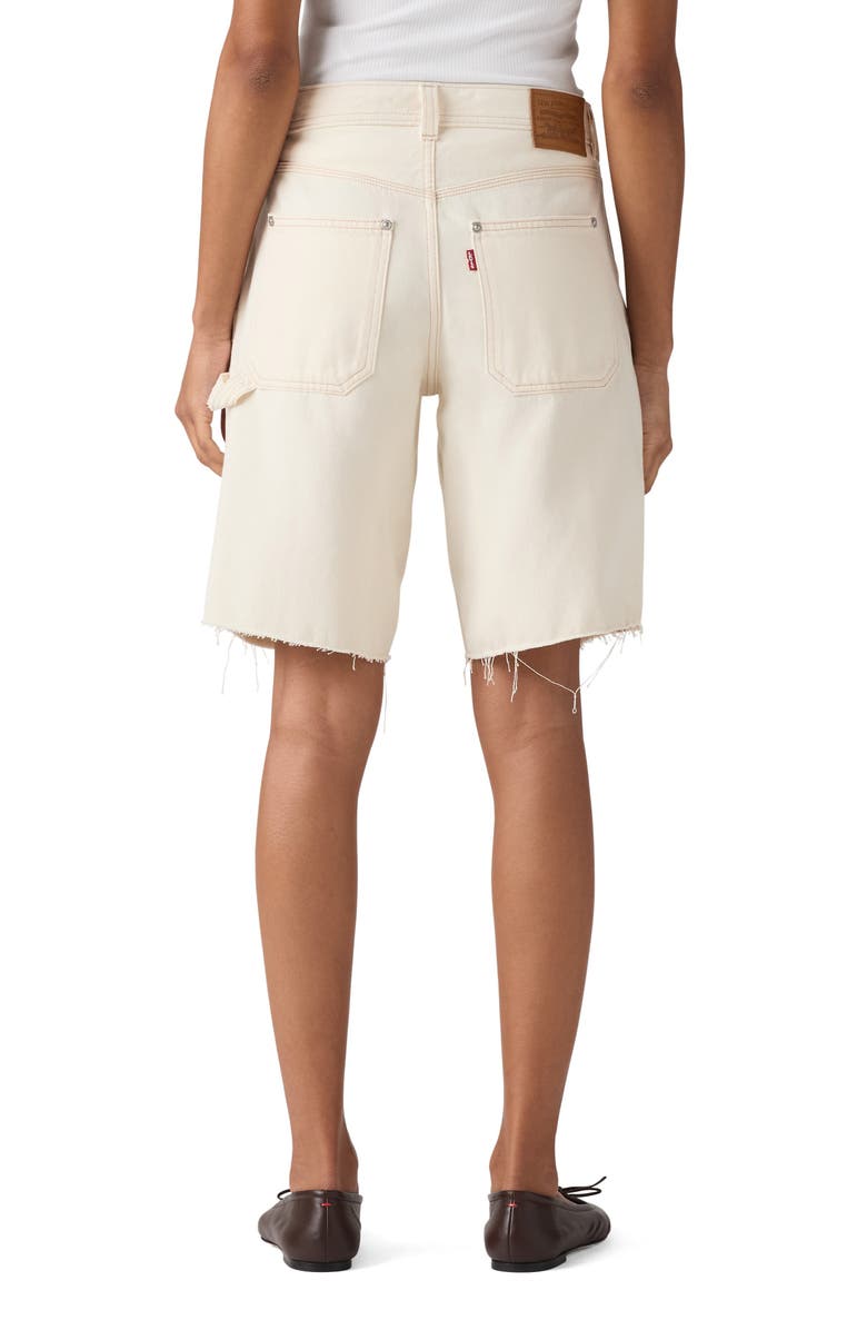 Levi's Baggy Dad Raw Hem Utility Shorts, Alternate, color, Yeah No Yeah Utility