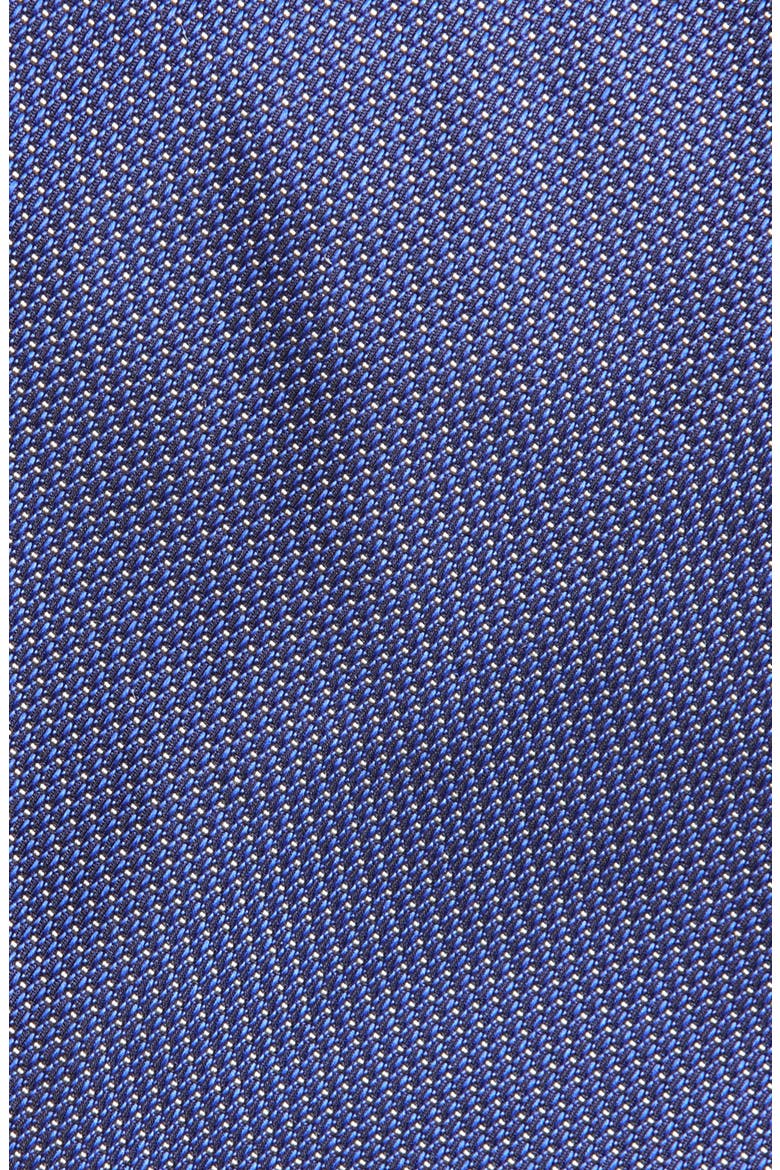 Bond St. Solid Silk Tie, Alternate, color, BLUE