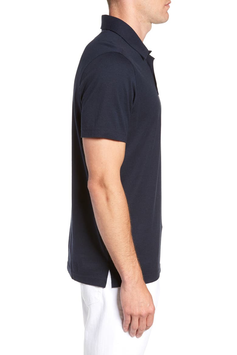 Regular Fit Polo, Alternate, color, NAVY IRIS
