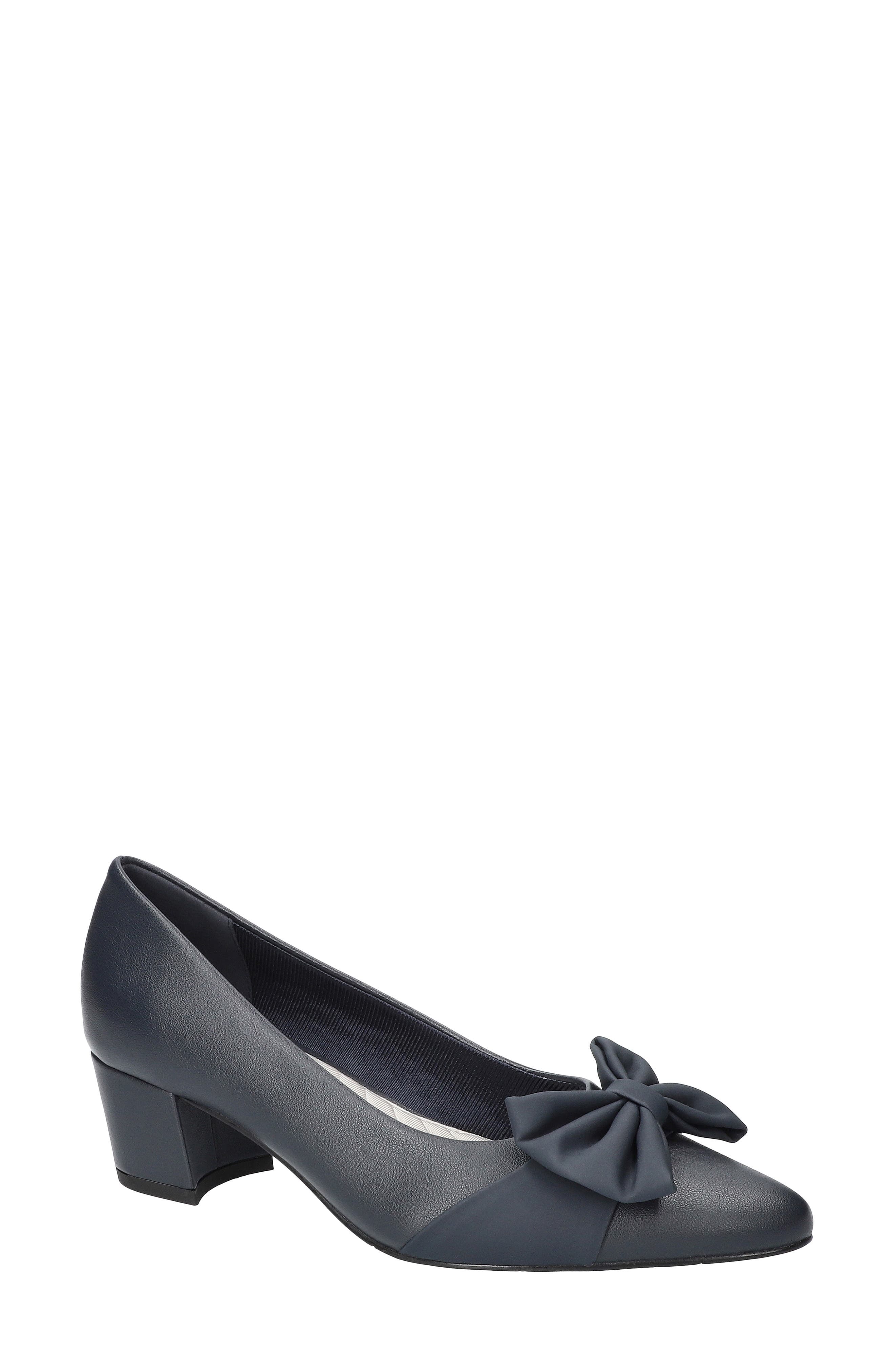 EASY STREET Alva Pointed Toe Pump - Wide Width Available, Main, color, Navy