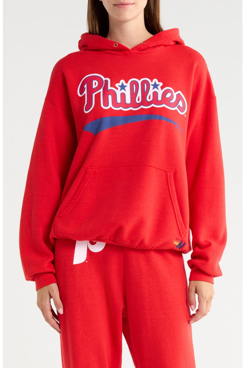 Philadelphia Phillies Graphic Hoodie, Main, color, RED