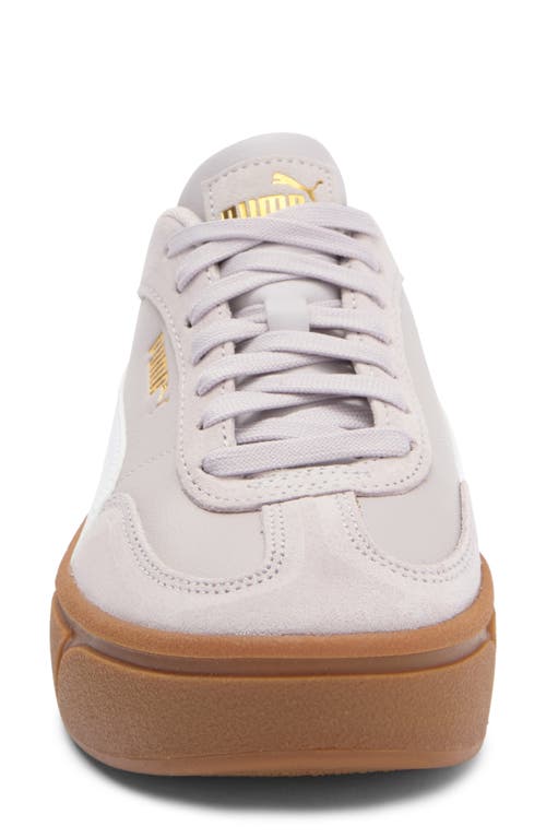 Puma Club Ii Era Platform Sneaker In Marble- White