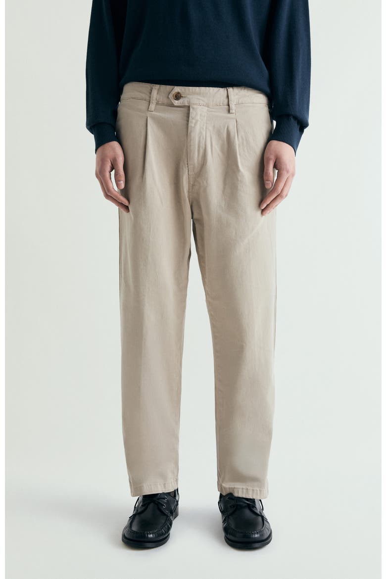 Pleated Chino Pants, Main, color, Sand