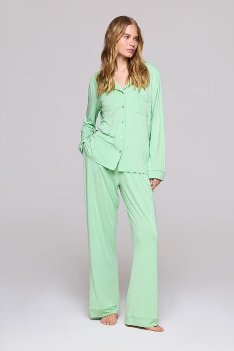 Matcha in the Desert Long Pajama Set