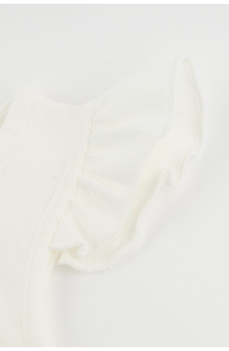 oh baby! Butterfly Pink/Pink Silver Tulle Flutter Tank, Alternate, color, Cream