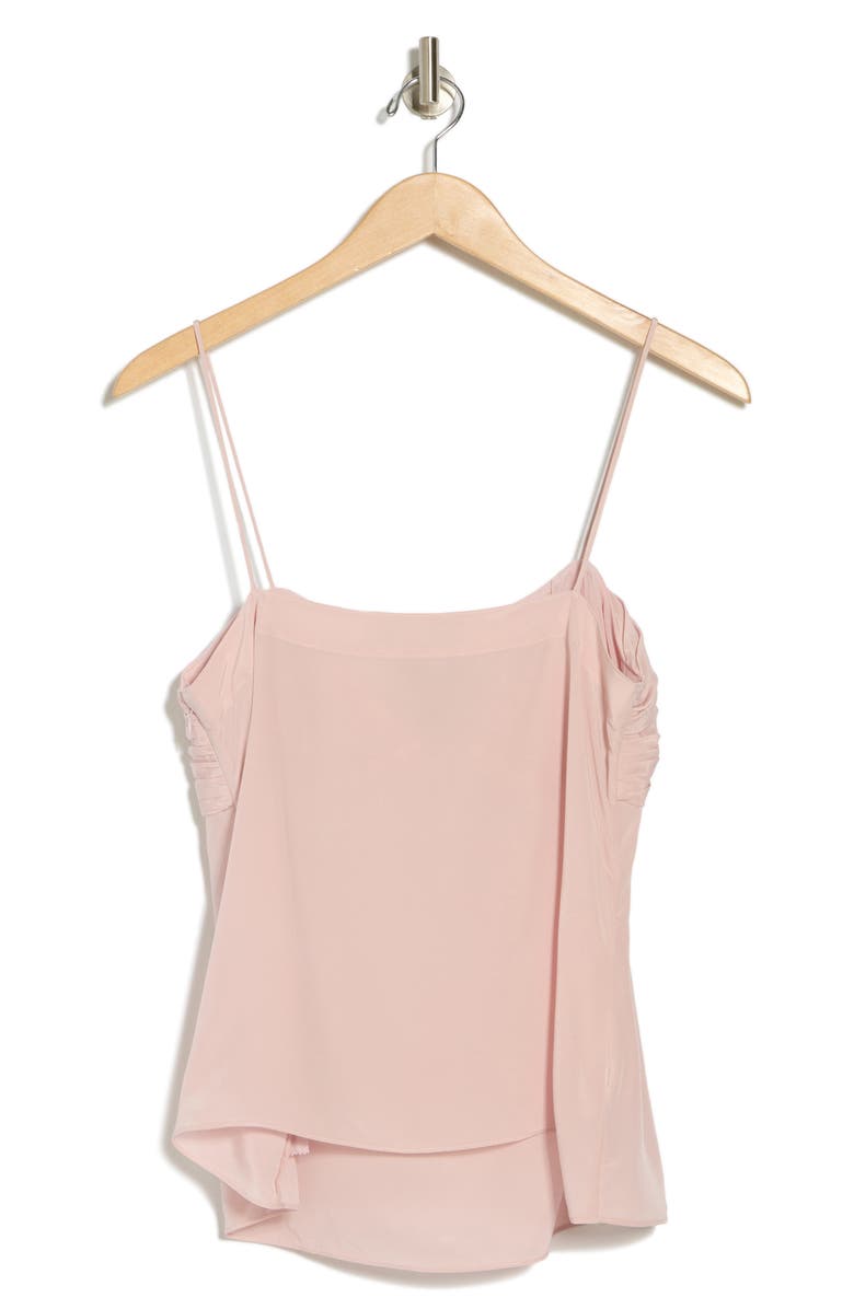 Joie Alohi Shirred Silk Camisole, Alternate, color, 