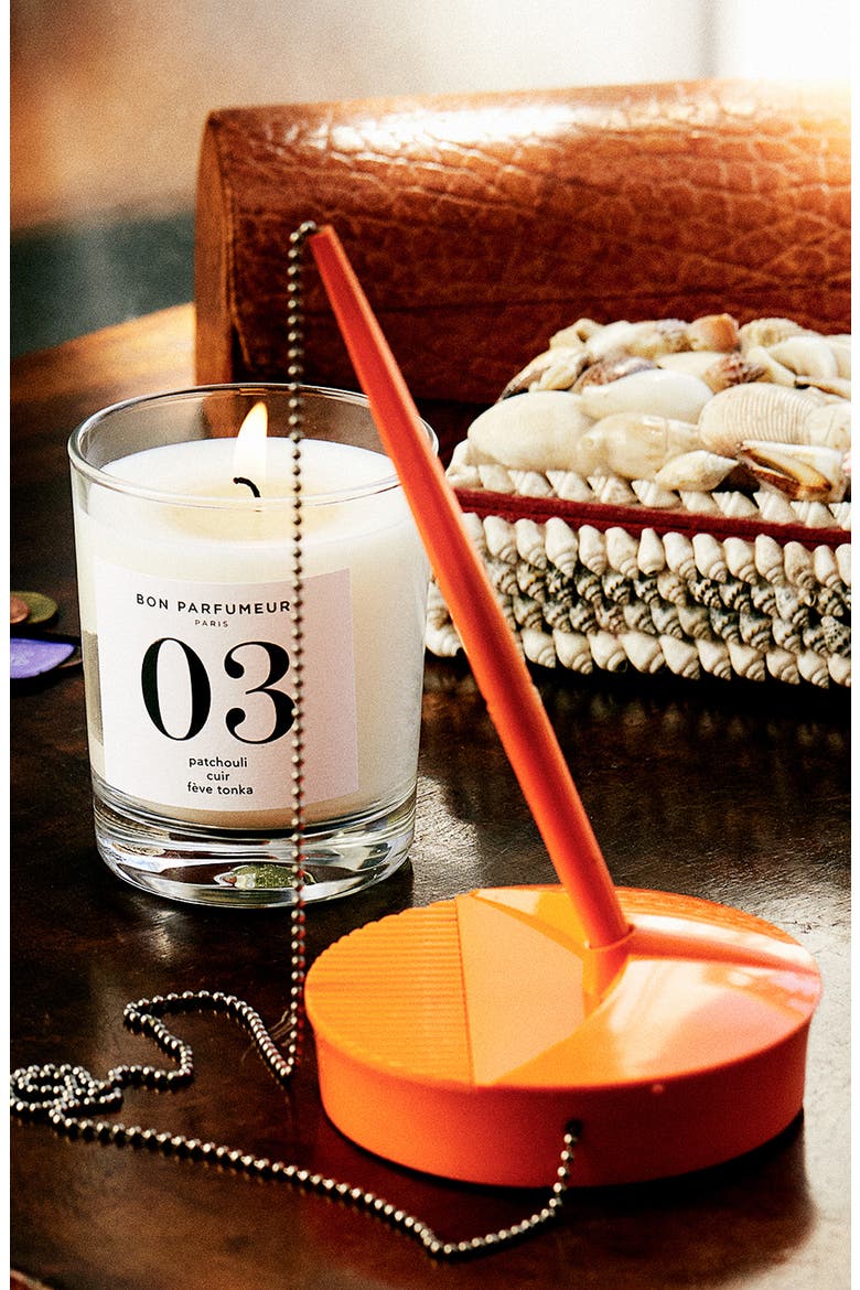 Candle 03 Patchouli, Leather & Tonka Bean Scented Candle, Alternate, color, NO COLOR