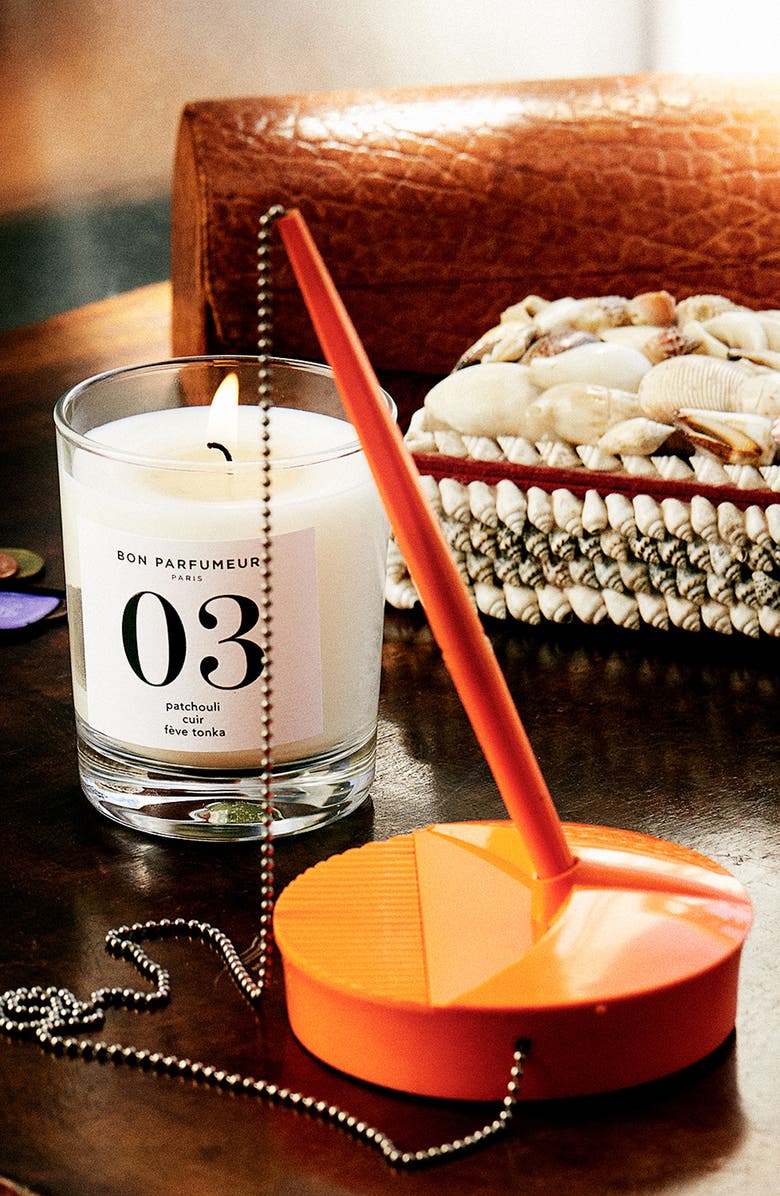 Bon Parfumeur Candle 03 Patchouli, Leather & Tonka Bean Scented Candle, Alternate, color, 