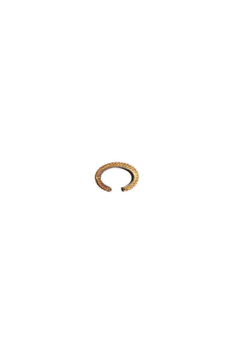 Sparkle Ear Cuffs in 14K Gold, Main, color, Orange